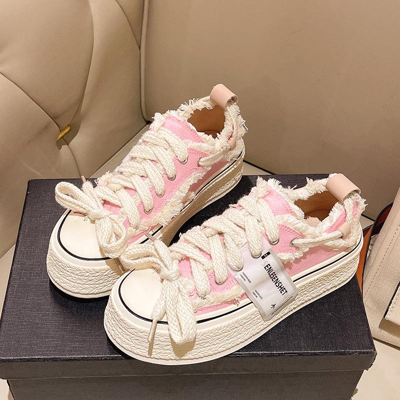 Осенние спортивные кроссовки парусиновые туфли на платформе модные повседневные женские кроссовки для бега тапочки для ходьбы женские вулканизированные туфли 40 розовый
Осенние спортивные кроссовки парусиновые туфли на платформе модные повседневные женские кроссовки для бега тапочки для ходьбы женские вулканизированные туфли 40 розовый