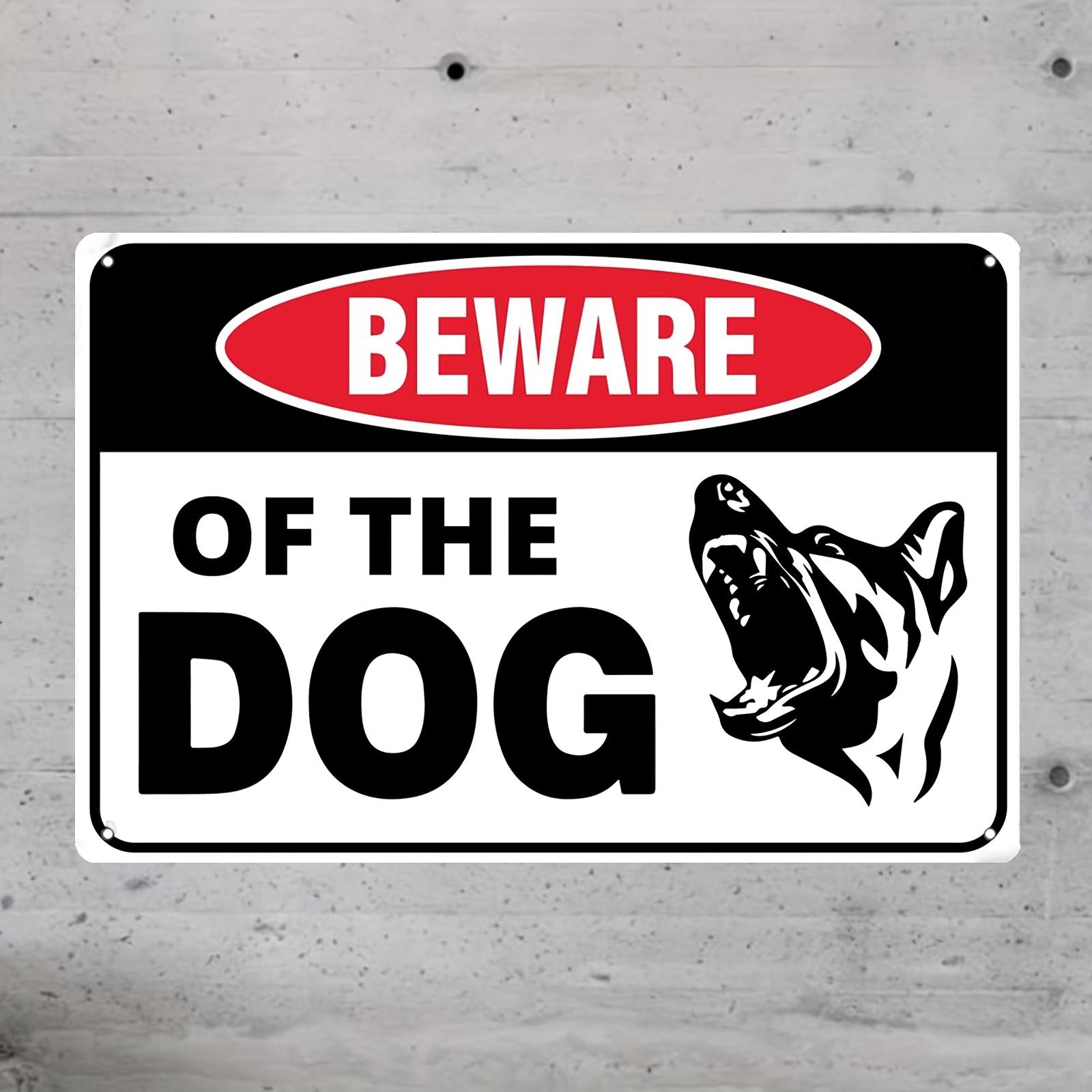 Beware of Dog Warning Sign 118x79 Inch Durable Iron Metal Sign with Bold Red Oval Aggressive Dog Graphic BlackWhite Mode 20x30cm(7.8x11.8inch)
Beware of Dog Warning Sign 118x79 Inch Durable Iron Metal Sign with Bold Red Oval Aggressive Dog Graphic BlackWhite Mode 20x30cm(7.8x11.8inch)