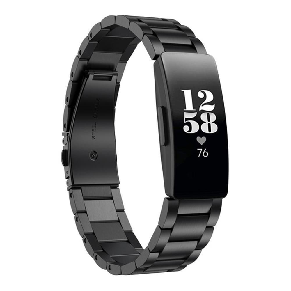 Three Beads Stainless Steel Watch Strap with Folding Clasp for Fitbit Inspire/Inspire HR Silver
Three Beads Stainless Steel Watch Strap with Folding Clasp for Fitbit Inspire/Inspire HR Silver