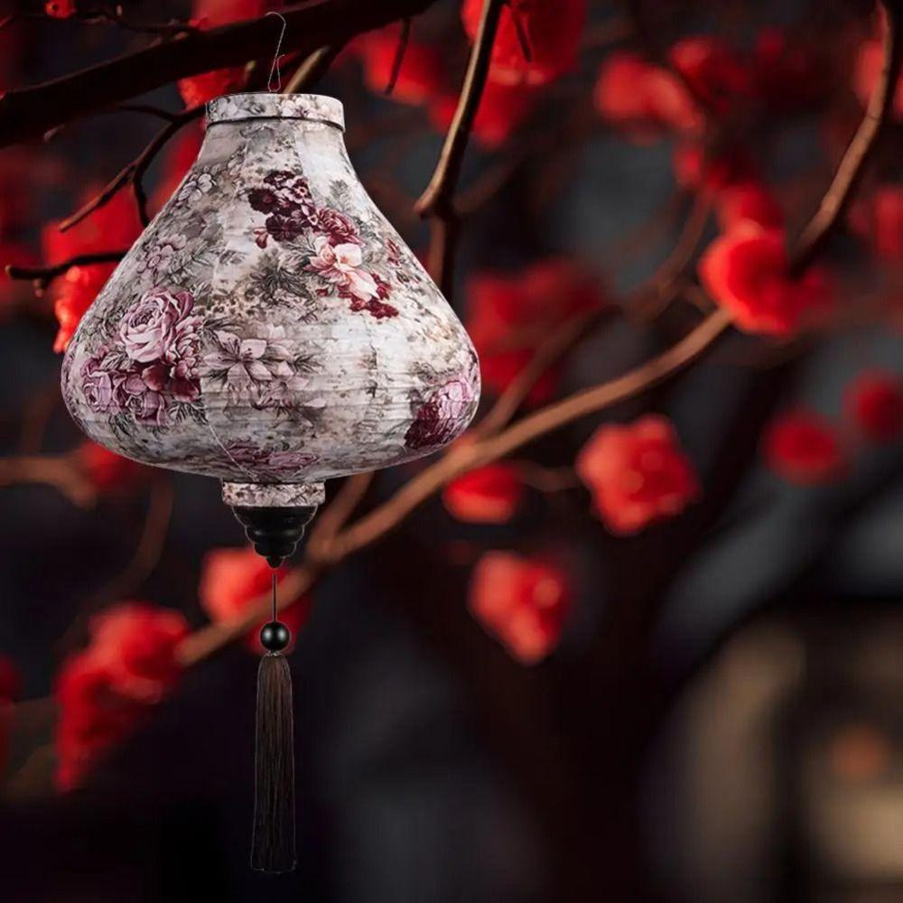 Vintage Silk Lanterns Hanging Flower Printed Lantern Craftsmanship Lanterns Create Atmosphere
Vintage Silk Lanterns Hanging Flower Printed Lantern Craftsmanship Lanterns Create Atmosphere