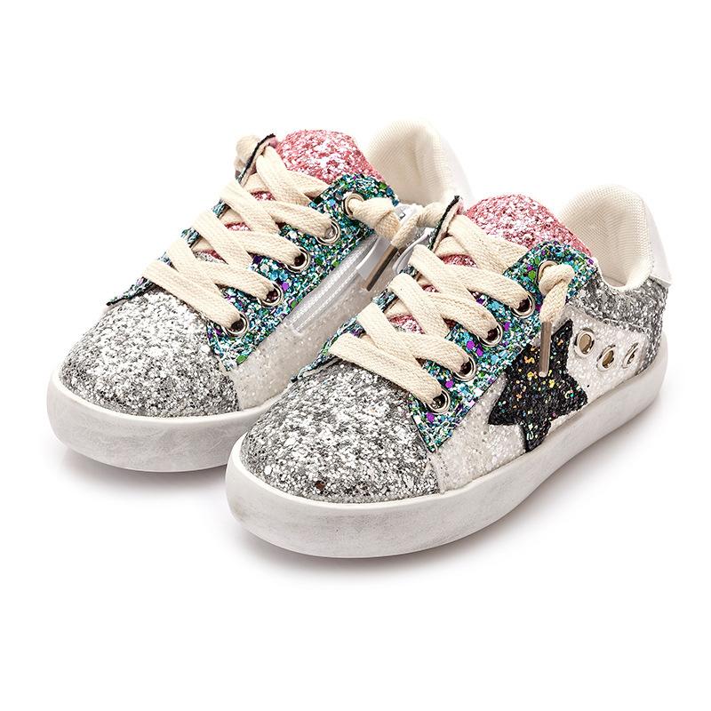 Girls Boys White Shoes Spring Color Sequins Children S Old Small Dirty Shoes Soft Sole Korean Boy Casual Kids Star Trendy Shoes 22
Girls Boys White Shoes Spring Color Sequins Children S Old Small Dirty Shoes Soft Sole Korean Boy Casual Kids Star Trendy Shoes 22