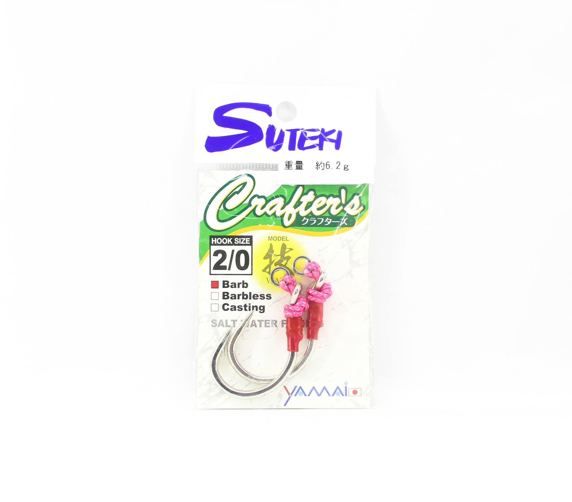 Suteki Yamai Crafter Barb Rigged Assist Hook Size 2/0 (8132)
Suteki Yamai Crafter Barb Rigged Assist Hook Size 2/0 (8132)