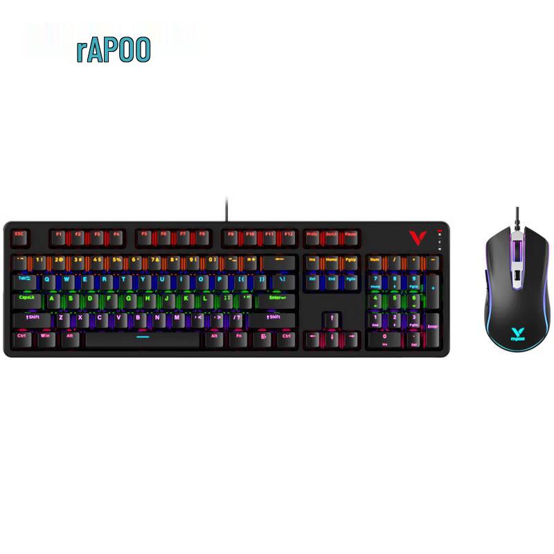 Rapoo V185S Wired RGB Mechanical Keyboard & Mouse Combo
Rapoo V185S Wired RGB Mechanical Keyboard & Mouse Combo