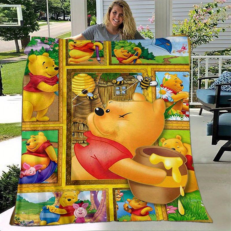 Winnie the Pooh Blanket Ultra-Soft, Warm, Cozy Throw for Living Room, Sofa, Four Seasons Travel Accessory Cute Cartoon Character Home Decoration 130x150cm
Winnie the Pooh Blanket Ultra-Soft, Warm, Cozy Throw for Living Room, Sofa, Four Seasons Travel Accessory Cute Cartoon Character Home Decoration 130x150cm