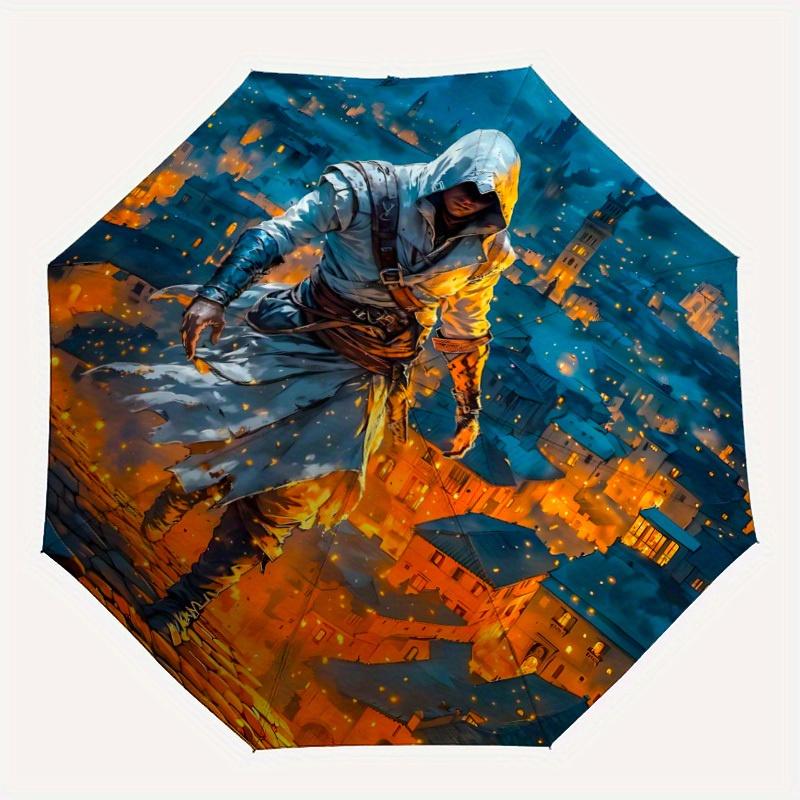 1pc Assassin s Creed Self-Folding Umbrella, 8-Bone Compact Travel Umbrella, Durable Plastic And Iron Frame085
1pc Assassin s Creed Self-Folding Umbrella, 8-Bone Compact Travel Umbrella, Durable Plastic And Iron Frame085