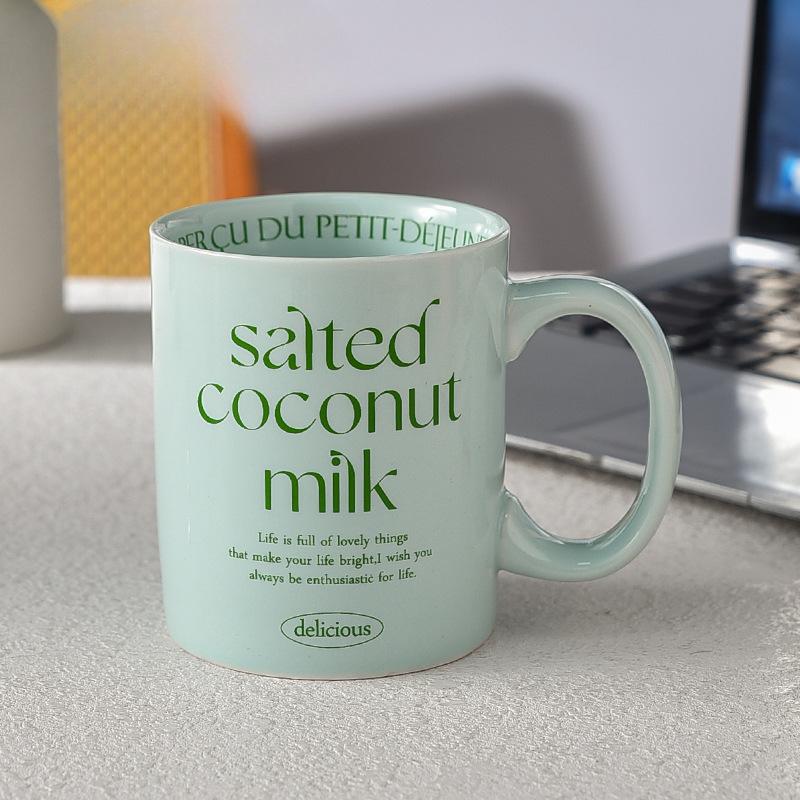 European style Color Mug Ceramic Large Capacity Brewing Cup Breakfast Cup High Value High Temperature Resistance Microwave Heating 300ml
European style Color Mug Ceramic Large Capacity Brewing Cup Breakfast Cup High Value High Temperature Resistance Microwave Heating 300ml