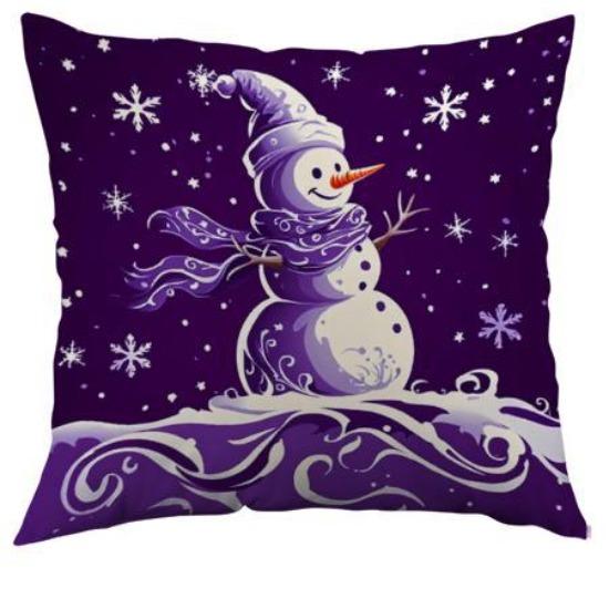 Pillow Cover Christmas Purple Simple Print Home Sofa Cushion Cover Pillow Cover 45*45cm
Pillow Cover Christmas Purple Simple Print Home Sofa Cushion Cover Pillow Cover 45*45cm