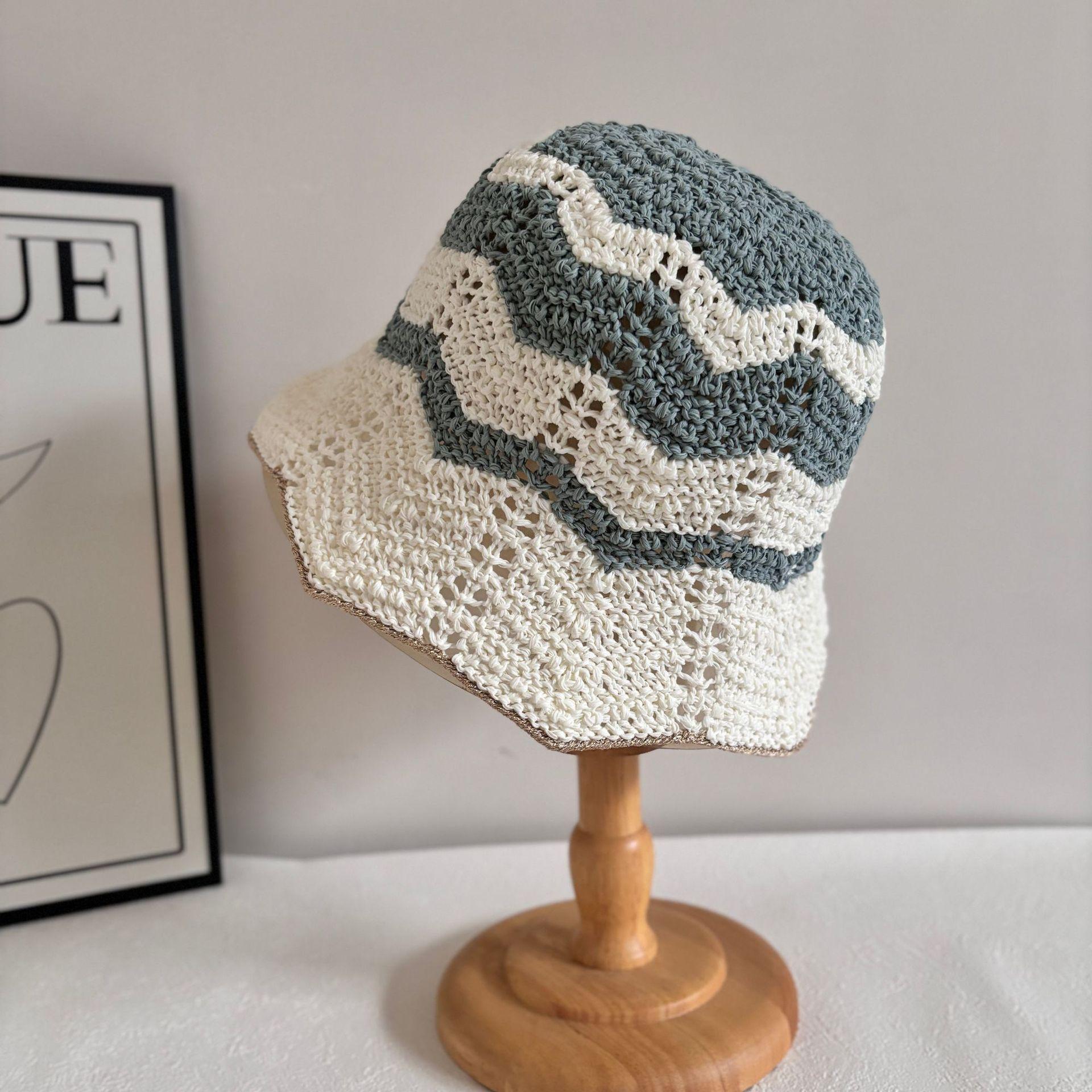 Уличная шляпа ручной работы крючком в форме веера, вязаная рыбацкая шляпа с ажурным узором, детская полая шерстяная шляпа-котелок в тон, солнцезащитная шляпа M(56-58cm) светло-синий
Уличная шляпа ручной работы крючком в форме веера, вязаная рыбацкая шляпа с ажурным узором, детская полая шерстяная шляпа-котелок в тон, солнцезащитная шляпа M(56-58cm) светло-синий