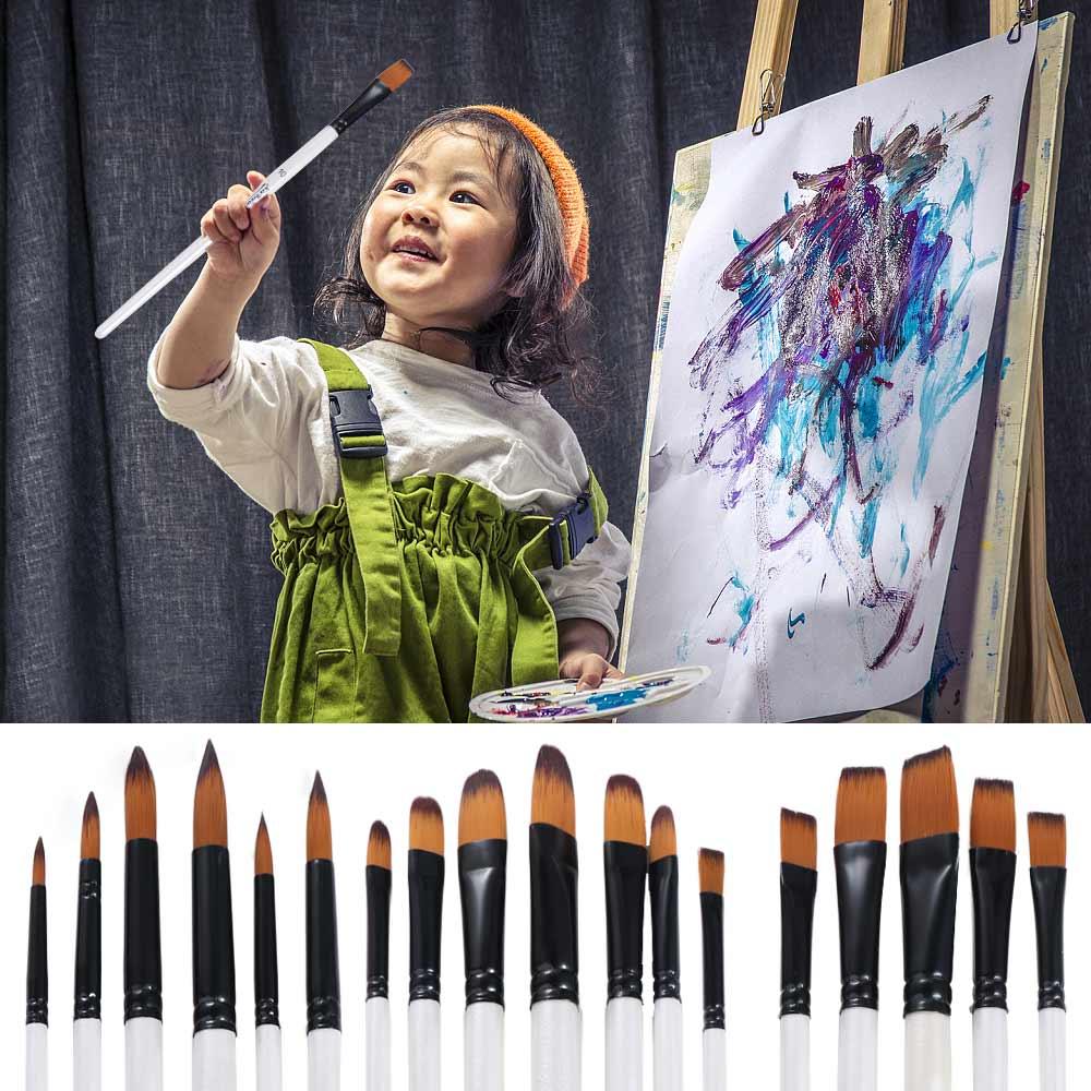 Practical Watercolor Painting Brushes Nylon Acrylic and Oil Brushes Oil Painting Pen angular
Practical Watercolor Painting Brushes Nylon Acrylic and Oil Brushes Oil Painting Pen angular