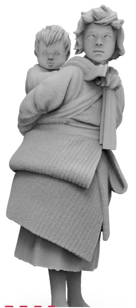 Tori Factory Military Miniature Figure Series Korean War Young Sister Carrying Her Younger Brother Resin Kit 1/35 MF-34A
Tori Factory Military Miniature Figure Series Korean War Young Sister Carrying Her Younger Brother Resin Kit 1/35 MF-34A
