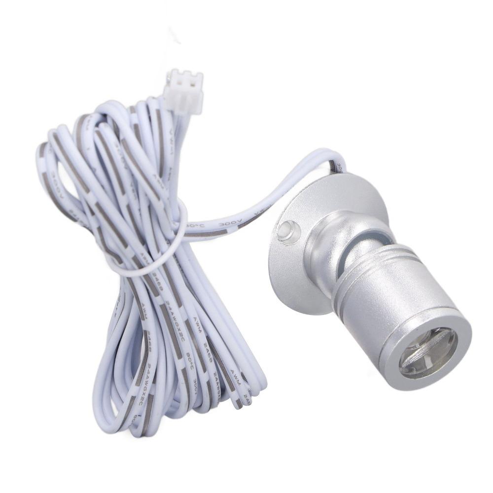 4-Pack 1W LED Display Spot Lights 6.6ft Cable LED Mini Spotlight Counter Cabinet White Light 6000K срібний
4-Pack 1W LED Display Spot Lights 6.6ft Cable LED Mini Spotlight Counter Cabinet White Light 6000K срібний