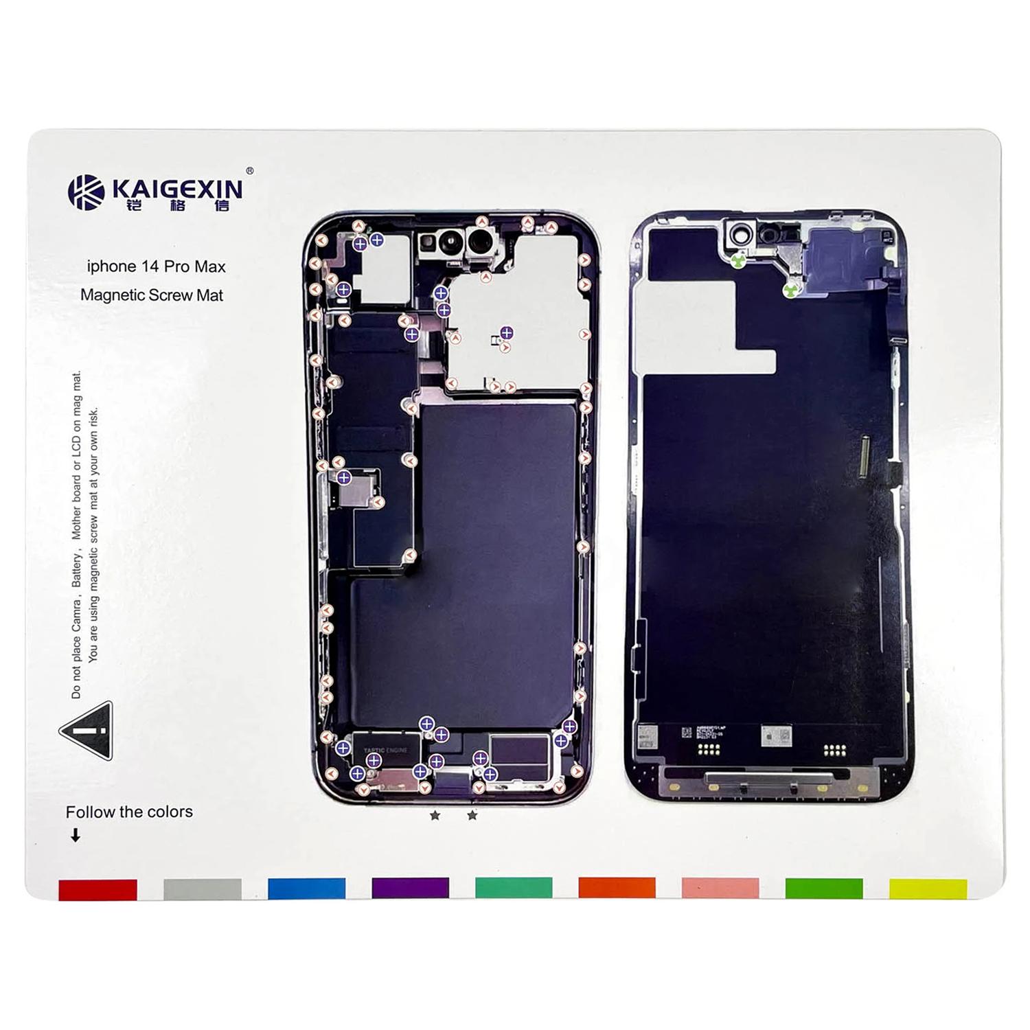 Magnetic Screw Mat for iPhone 14 Pro Max Work Pad Phone Repairing Tool Mat Type A
Magnetic Screw Mat for iPhone 14 Pro Max Work Pad Phone Repairing Tool Mat Type A