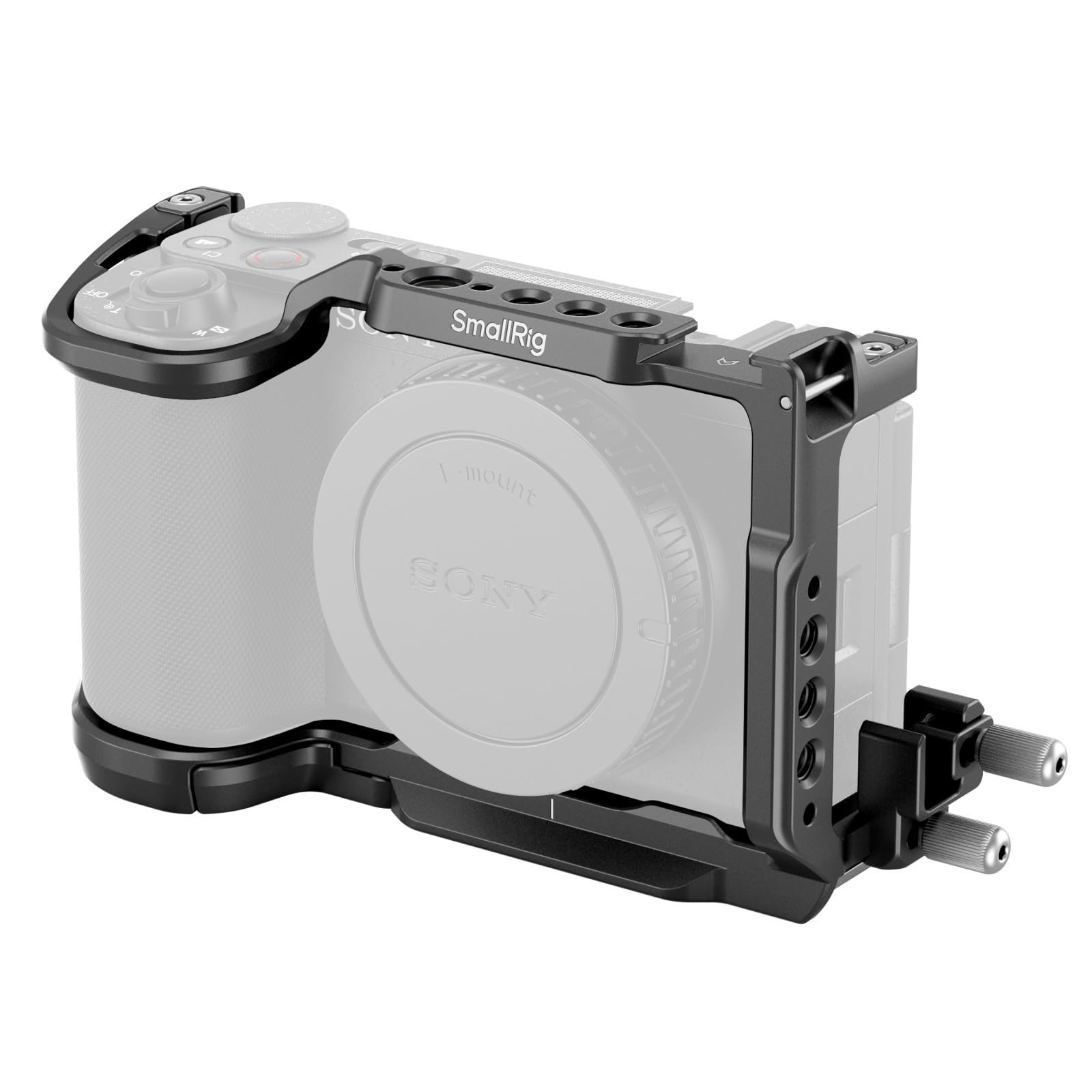 SmallRig ZV-E10 II Dedicated Cage with HDMI Cable Clamp, Arca Quick Release Plate, Cold Shoe, 3/8 -16 Hole for Vlogging - 4867
SmallRig ZV-E10 II Dedicated Cage with HDMI Cable Clamp, Arca Quick Release Plate, Cold Shoe, 3/8 -16 Hole for Vlogging - 4867