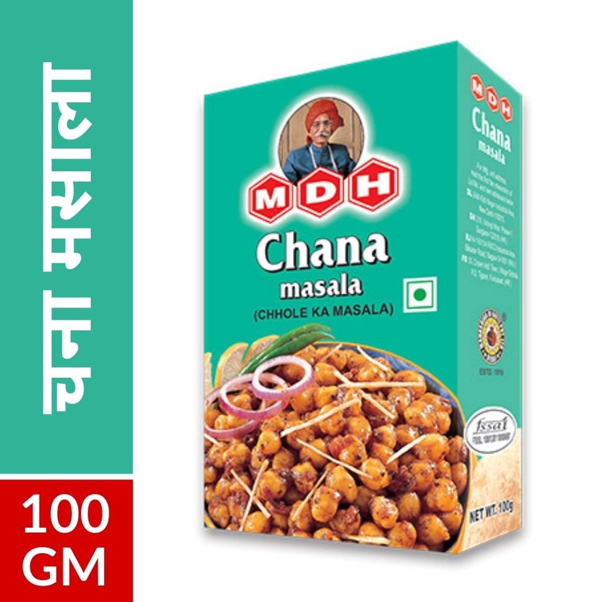 MDH Chana Masala 100g Authentic Indian Spice Blend for Tasty Chickpea Dishes, No Artificial Colors Added
MDH Chana Masala 100g Authentic Indian Spice Blend for Tasty Chickpea Dishes, No Artificial Colors Added