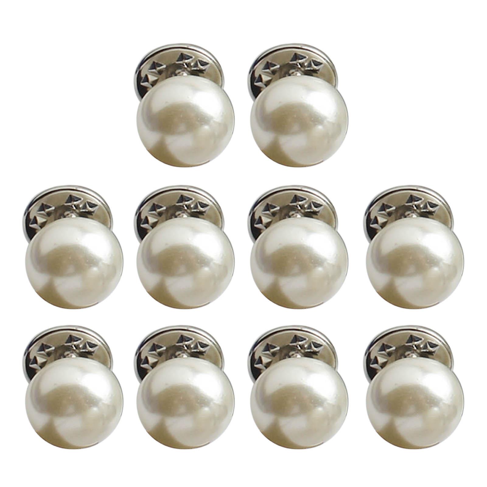 Pack of 10pcs DIY Garment Button Brooch Safety Pins Shirt Sweater Brooches Clothing Accessories Jewelry Gift for Women
Pack of 10pcs DIY Garment Button Brooch Safety Pins Shirt Sweater Brooches Clothing Accessories Jewelry Gift for Women
