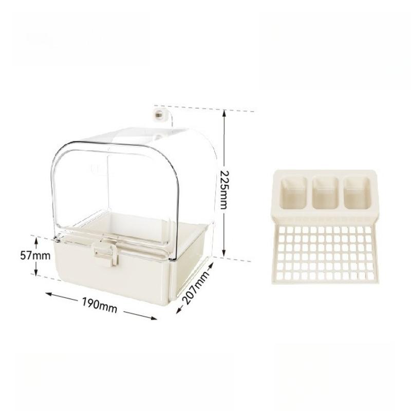 Bird Cages with Tray for Parrot Bathroom Parrot House Bed Birds Nest Bird Feeding Breeding Container Bird Supplies Bathroom білий
Bird Cages with Tray for Parrot Bathroom Parrot House Bed Birds Nest Bird Feeding Breeding Container Bird Supplies Bathroom білий