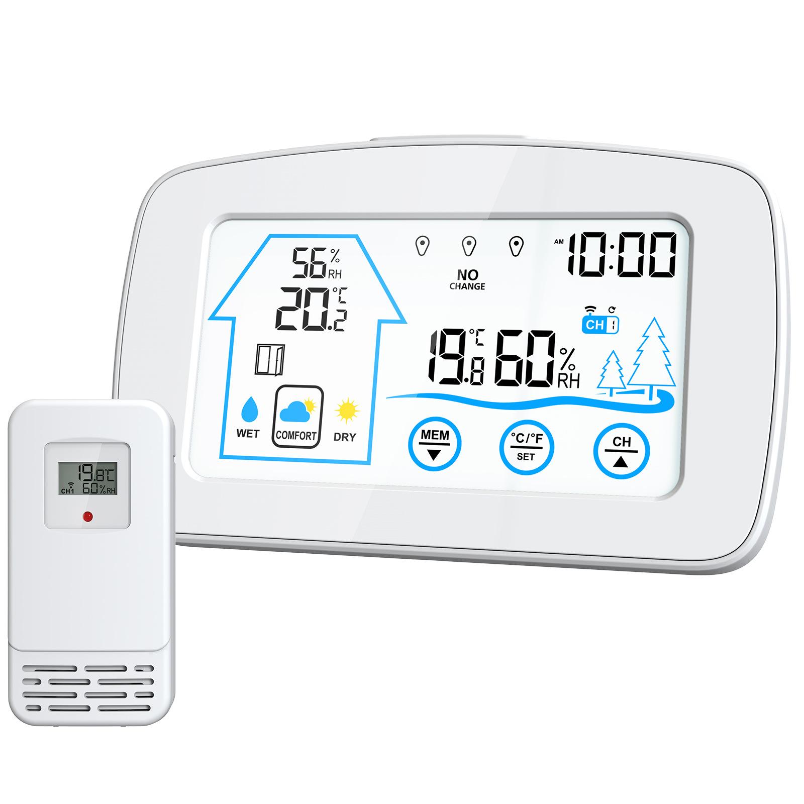Digital Weather Station, Wireless Outdoor Sensor Temperature Humidity Monitor, Color Display Forecast Station, Home Alarm Clock белый
Digital Weather Station, Wireless Outdoor Sensor Temperature Humidity Monitor, Color Display Forecast Station, Home Alarm Clock белый