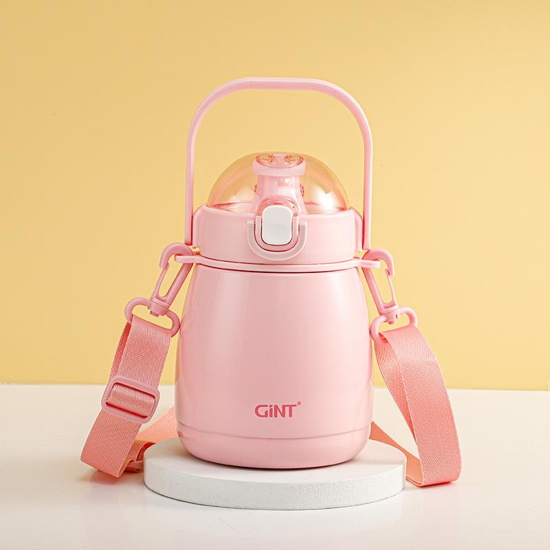 Cute Insulated Stainless Steel Water Bottle with Straw Strap 900ML Double Wall Insulation Leak рожевий
Cute Insulated Stainless Steel Water Bottle with Straw Strap 900ML Double Wall Insulation Leak рожевий