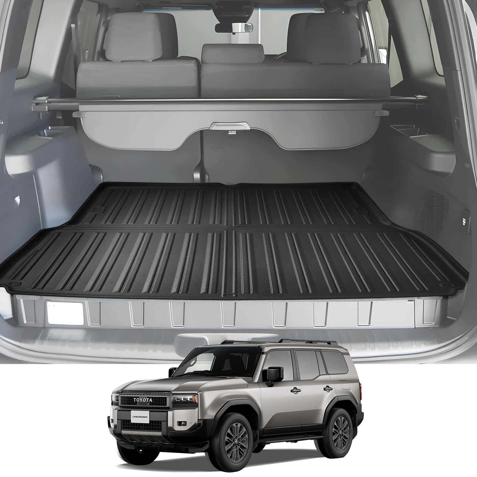 LANGBEAN Коврик в багажник для Toyota Land Cruiser 250 только Land Cruiser 250 GX 3D Водонепроницаемый коврик TPE коврик Легко установить Водонепроницаемый 250 Land Cruiser
LANGBEAN Коврик в багажник для Toyota Land Cruiser 250 только Land Cruiser 250 GX 3D Водонепроницаемый коврик TPE коврик Легко установить Водонепроницаемый 250 Land Cruiser