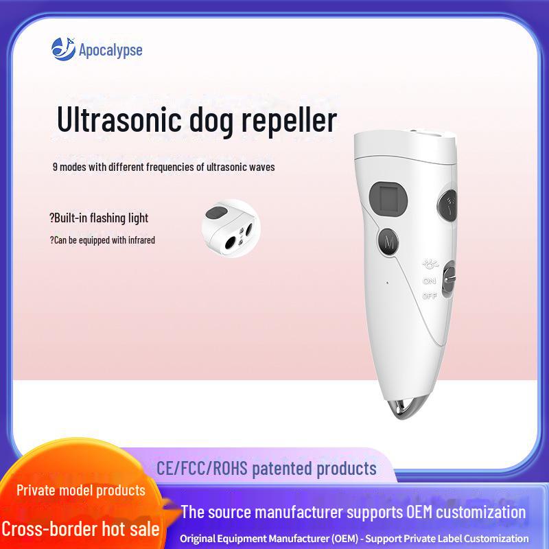 Перезаряжаемый 9-скоростной ультразвуковой отпугиватель собак с фонариком - портативное ручное устройство для самообороны и отпугивания собак Dog Repellent белый
Перезаряжаемый 9-скоростной ультразвуковой отпугиватель собак с фонариком - портативное ручное устройство для самообороны и отпугивания собак Dog Repellent белый