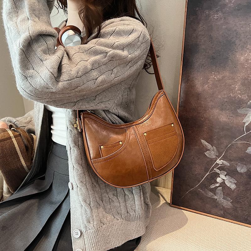 Retro underarm bag women s new niche design bag versatile crescent bag premium shoulder bag 25*6*20 зелёный
Retro underarm bag women s new niche design bag versatile crescent bag premium shoulder bag 25*6*20 зелёный