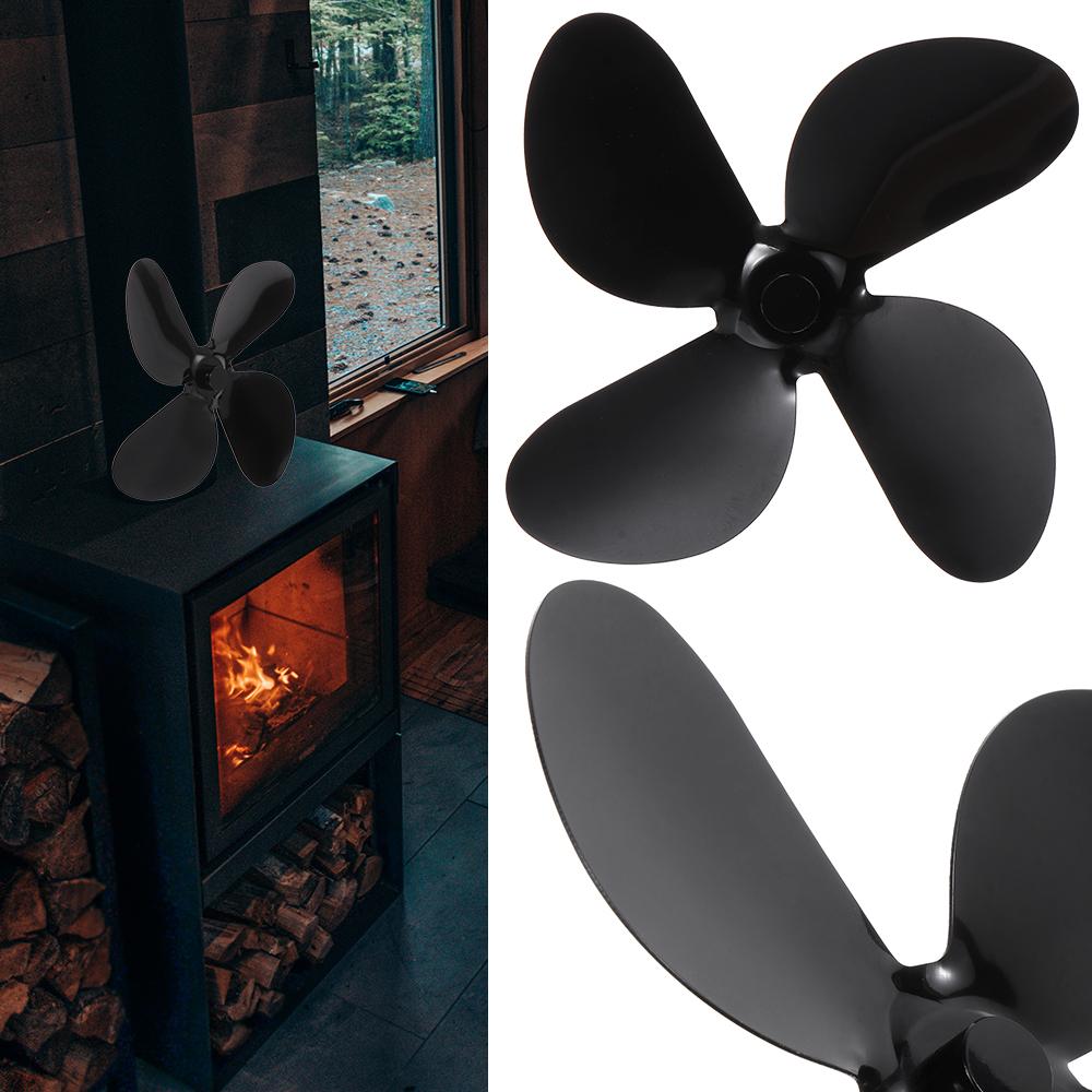 4 Blades Fireplace Parts Heat Power Stove Top Fan Log Burning For Wood Burner Heat Distribution
4 Blades Fireplace Parts Heat Power Stove Top Fan Log Burning For Wood Burner Heat Distribution