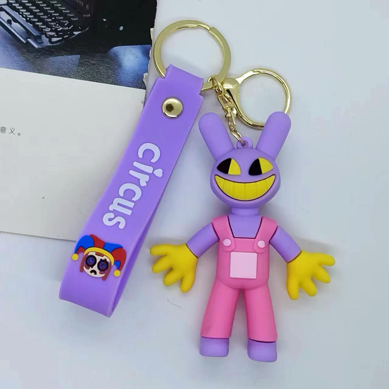 Cartoon The Amazing Digital Circus Figure Keychain 3d Pvc Digital Circus Pomni Jax Silicone Keychain For Boy Girls Birthday Gift
Cartoon The Amazing Digital Circus Figure Keychain 3d Pvc Digital Circus Pomni Jax Silicone Keychain For Boy Girls Birthday Gift