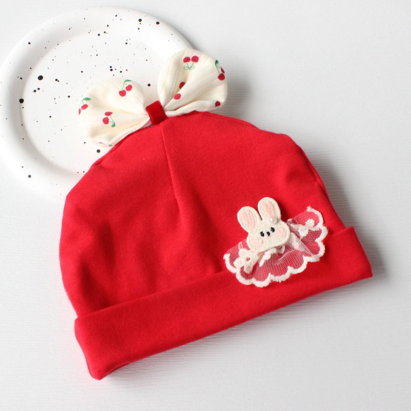 Newborn Cute Rabbit Double-Layer Warm Red Cotton Pullover Hat for Baby Girls 36-45 cm, 0-1 years
Newborn Cute Rabbit Double-Layer Warm Red Cotton Pullover Hat for Baby Girls 36-45 cm, 0-1 years