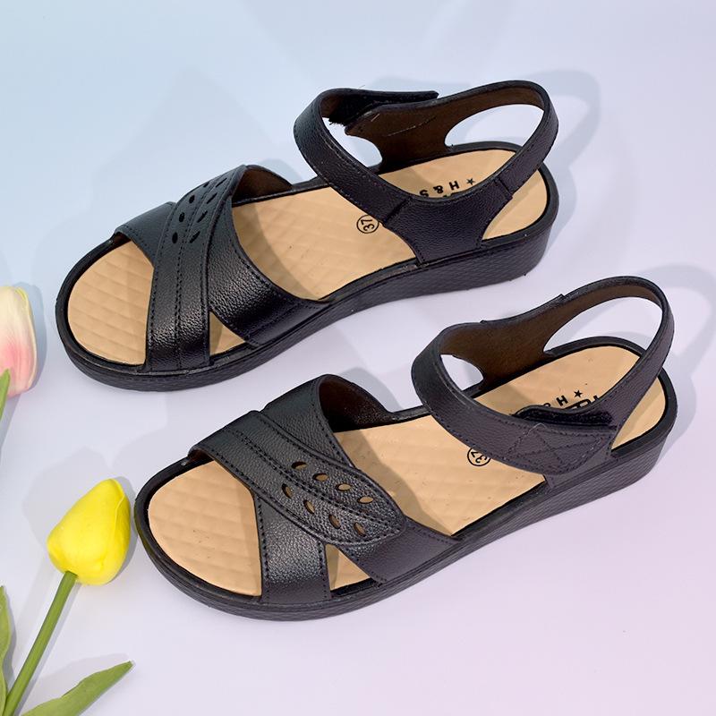 2025 Summer New Casual Mom Shoes with Slope Heel Thick Bottom Anti Slip Soft Bottom Sandals Velcro Beach Shoes 36 чёрный
2025 Summer New Casual Mom Shoes with Slope Heel Thick Bottom Anti Slip Soft Bottom Sandals Velcro Beach Shoes 36 чёрный