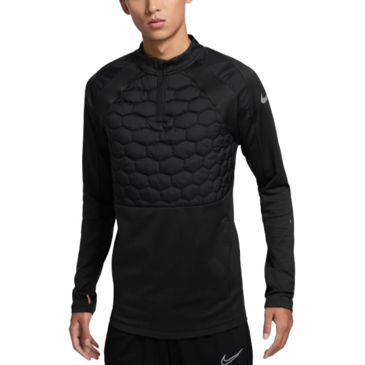 Nike Therma-Fit Strike Mock Neck Comfortable Spliced Long Sleeve T-Shirt Men Tops Black FZ0567-010 M
Nike Therma-Fit Strike Mock Neck Comfortable Spliced Long Sleeve T-Shirt Men Tops Black FZ0567-010 M