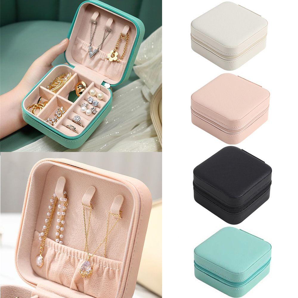 Leather Travel Ring Portable Jewelry Storage Organizer Storage Box Jewelry Case Earrings
Leather Travel Ring Portable Jewelry Storage Organizer Storage Box Jewelry Case Earrings