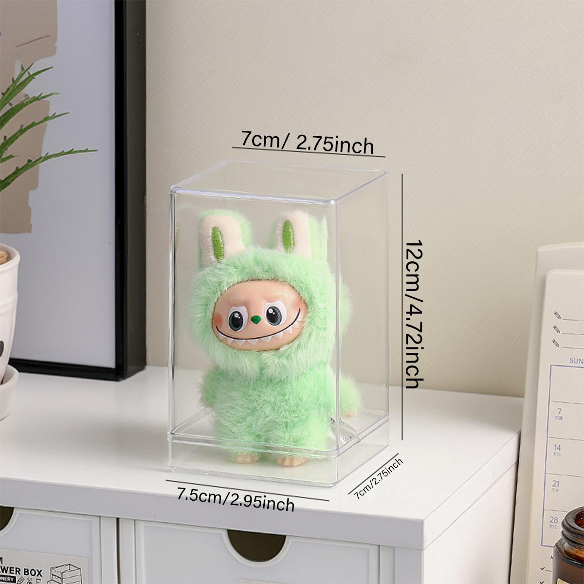 1pc transparent labubu dustproof display box, cotton doll stackable storage box suitable for toy collection and storage box прозрачный
1pc transparent labubu dustproof display box, cotton doll stackable storage box suitable for toy collection and storage box прозрачный