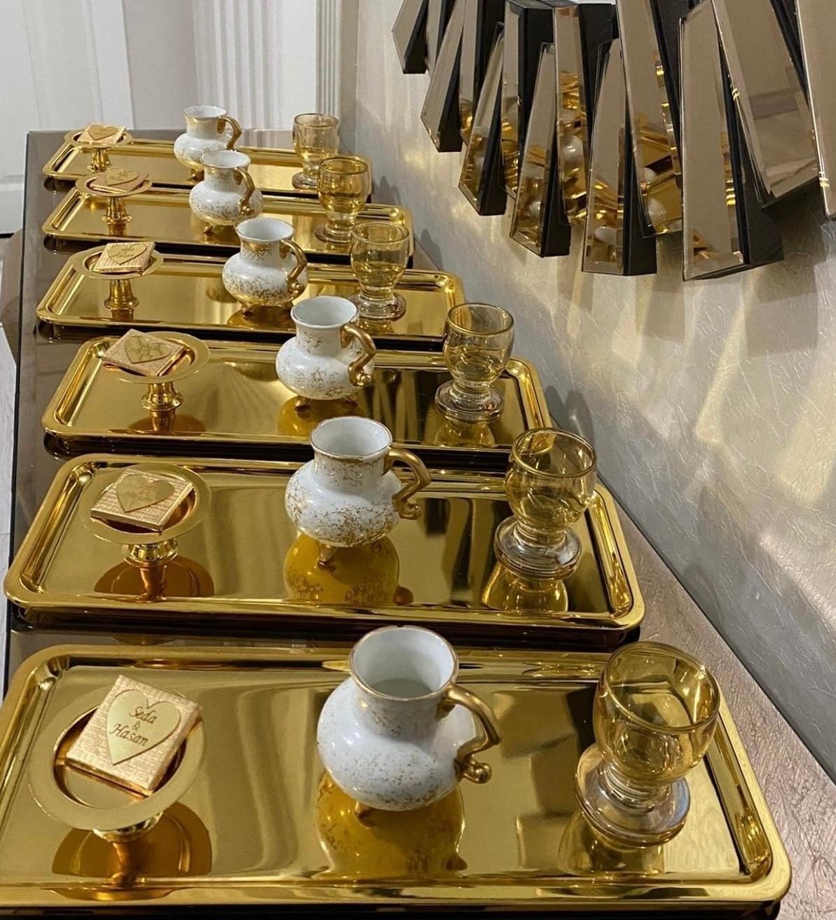 Stainless Steel Gold Color Baton 6-Piece Presentation Tray Luxury Presentation 6 Pcs жовтий
Stainless Steel Gold Color Baton 6-Piece Presentation Tray Luxury Presentation 6 Pcs жовтий