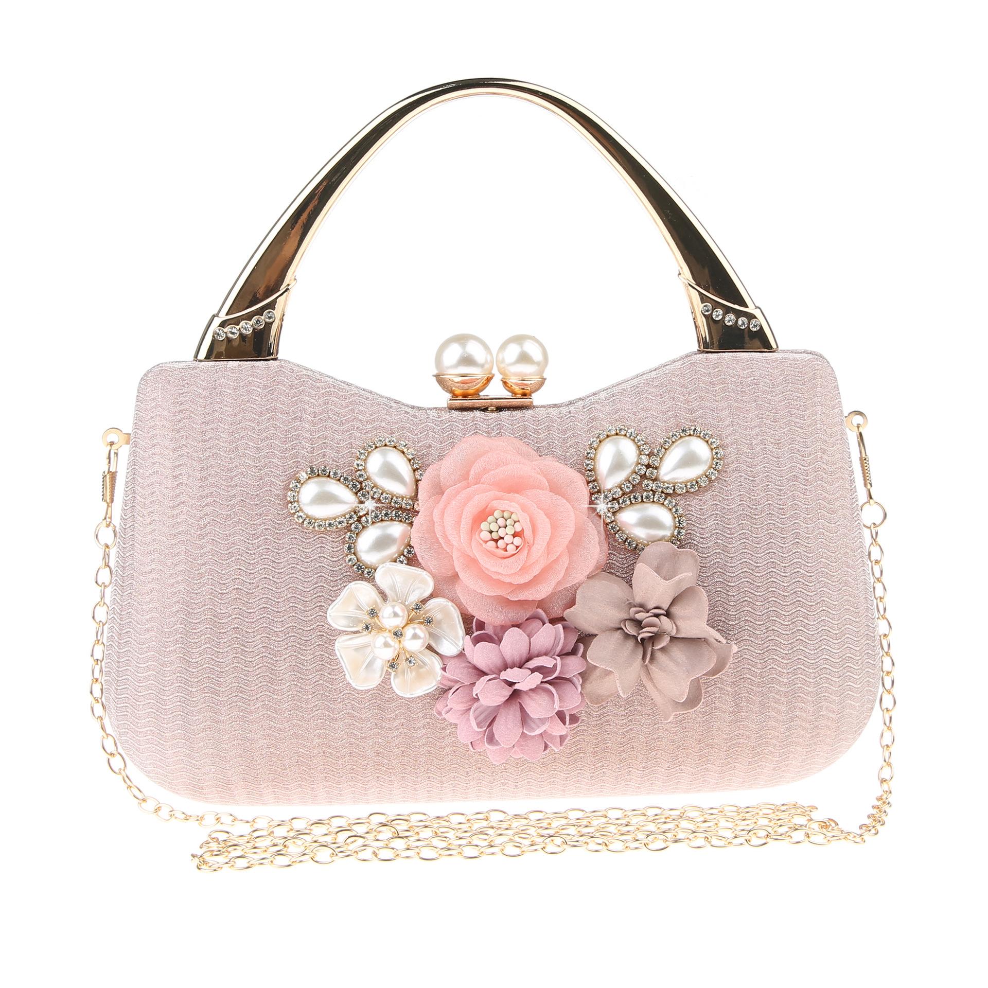 Flower Clutch Handbag For Lady Flower Evening Bag with Detachable Chain Shoulder Bags for Women Wedding Bride Formal Party Prom шампанського
Flower Clutch Handbag For Lady Flower Evening Bag with Detachable Chain Shoulder Bags for Women Wedding Bride Formal Party Prom шампанського
