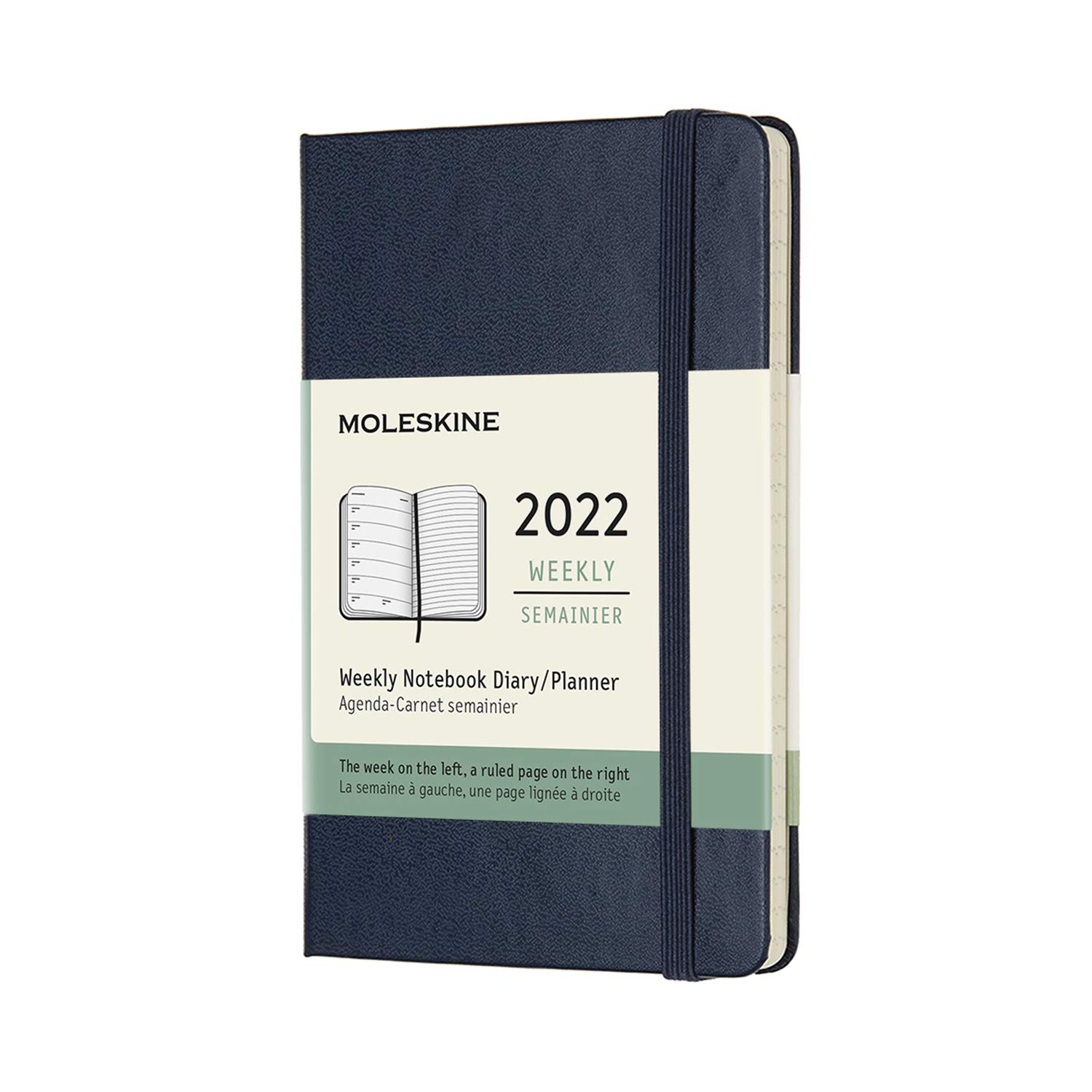 Moleskine 2022 Weekly Diary Hard Cover Pocket Size Sapphire Blue DHB2012WN2Y22
Moleskine 2022 Weekly Diary Hard Cover Pocket Size Sapphire Blue DHB2012WN2Y22