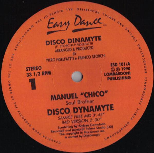 12-дюймовая пластинка MANUEL CHICO SOUL BROTHER - Disco Dinamyte ESD101 Easy Dance Reco 1990 Италия Танцевальная и электронная б/у
12-дюймовая пластинка MANUEL CHICO SOUL BROTHER - Disco Dinamyte ESD101 Easy Dance Reco 1990 Италия Танцевальная и электронная б/у