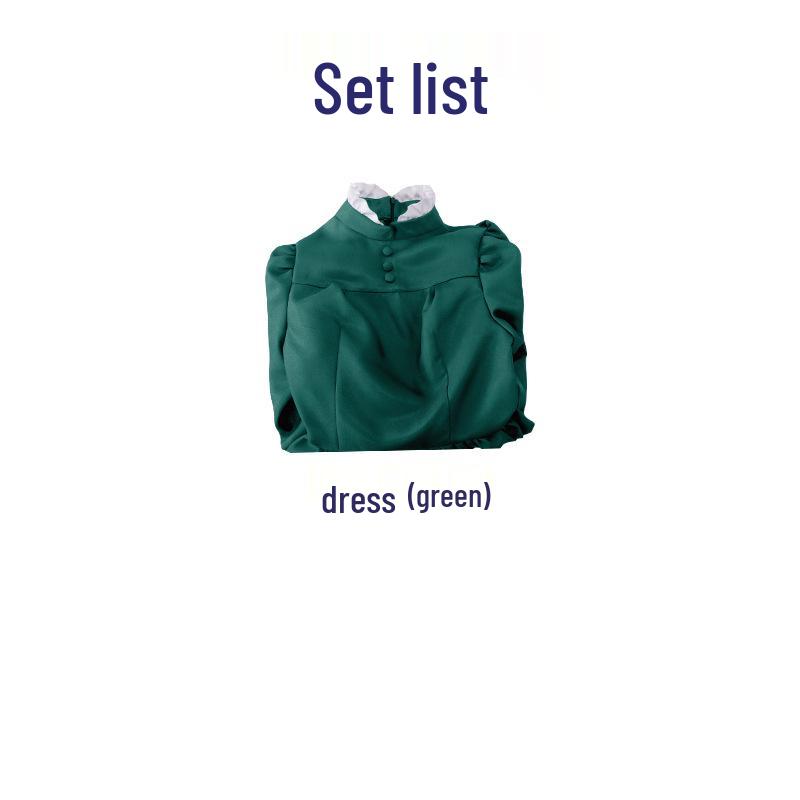 Костюм горничной Фил из «Ходячего замка Хаула» - Зеленое аниме косплей-платье. XXL
Костюм горничной Фил из «Ходячего замка Хаула» - Зеленое аниме косплей-платье. XXL