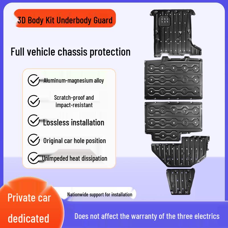 XPeng X9 Extended Range Engine & Battery Protection Accessories Battery Front and Rear Guards Two Pieces
XPeng X9 Extended Range Engine & Battery Protection Accessories Battery Front and Rear Guards Two Pieces
