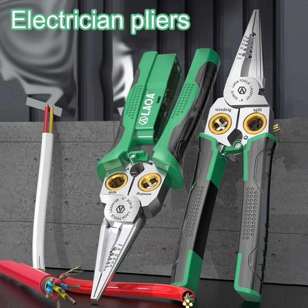 Multi-function Wire Stripper 7/8-In-1 Electricians Hand Tools Creative Crimpper 7 in 1
Multi-function Wire Stripper 7/8-In-1 Electricians Hand Tools Creative Crimpper 7 in 1