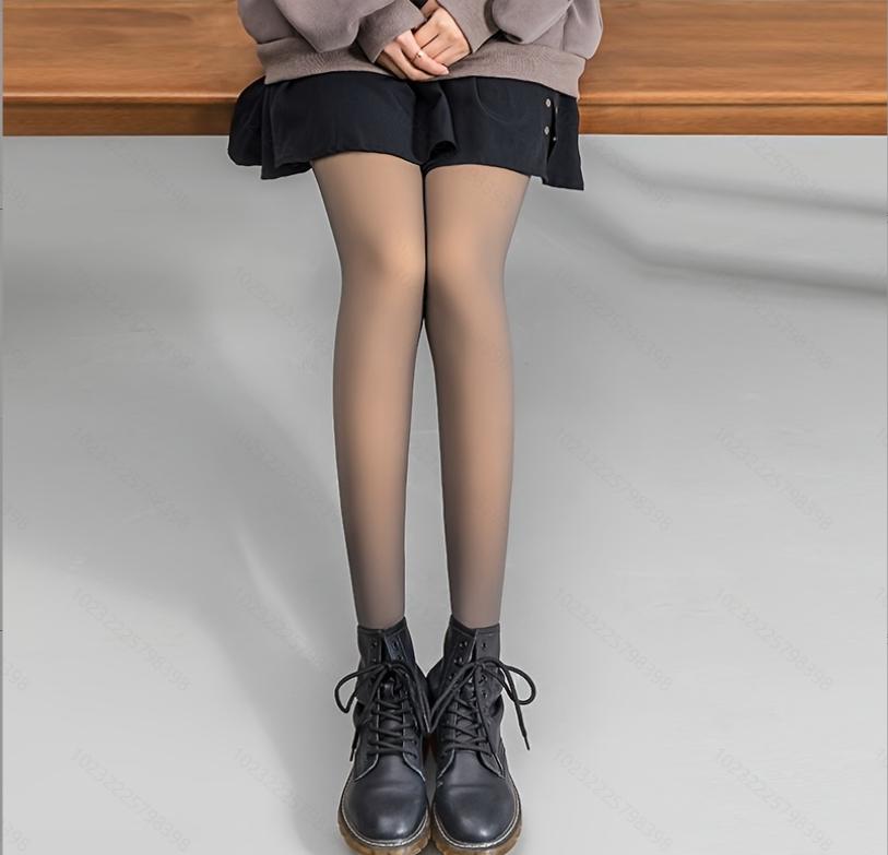 Women Autumn Thicken Thermal Leggings 100G-200G Velvet Fleece Warm Tights Winter Sexy Translucent Pantyhose One Size
Women Autumn Thicken Thermal Leggings 100G-200G Velvet Fleece Warm Tights Winter Sexy Translucent Pantyhose One Size