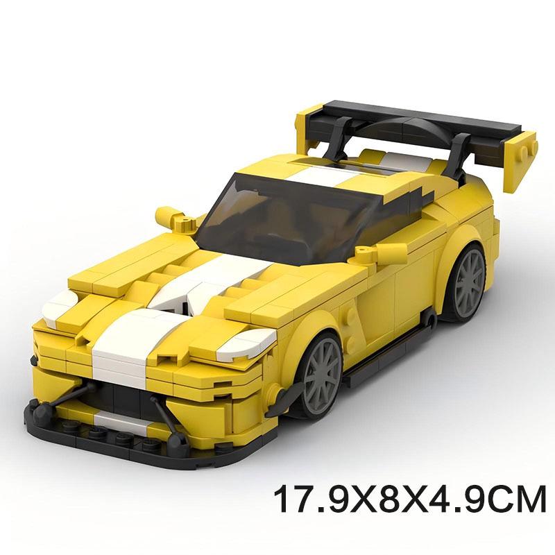 Совместимый Lego MOC-184200 Dodge Viper (VX I) Модель автомобиля ACR - Креативное украшение из строительных блоков
Совместимый Lego MOC-184200 Dodge Viper (VX I) Модель автомобиля ACR - Креативное украшение из строительных блоков