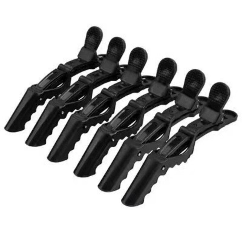 Clips for Hair Salons, Hair Cutting Clips, Traceless Clips for Barbershops, Duckbill Clips, Perm, Dye, and Oil Treatment Hair Tools, Sectioning Clips Alligator Clips, Solid Black, 6-Pack
Clips for Hair Salons, Hair Cutting Clips, Traceless Clips for Barbershops, Duckbill Clips, Perm, Dye, and Oil Treatment Hair Tools, Sectioning Clips Alligator Clips, Solid Black, 6-Pack