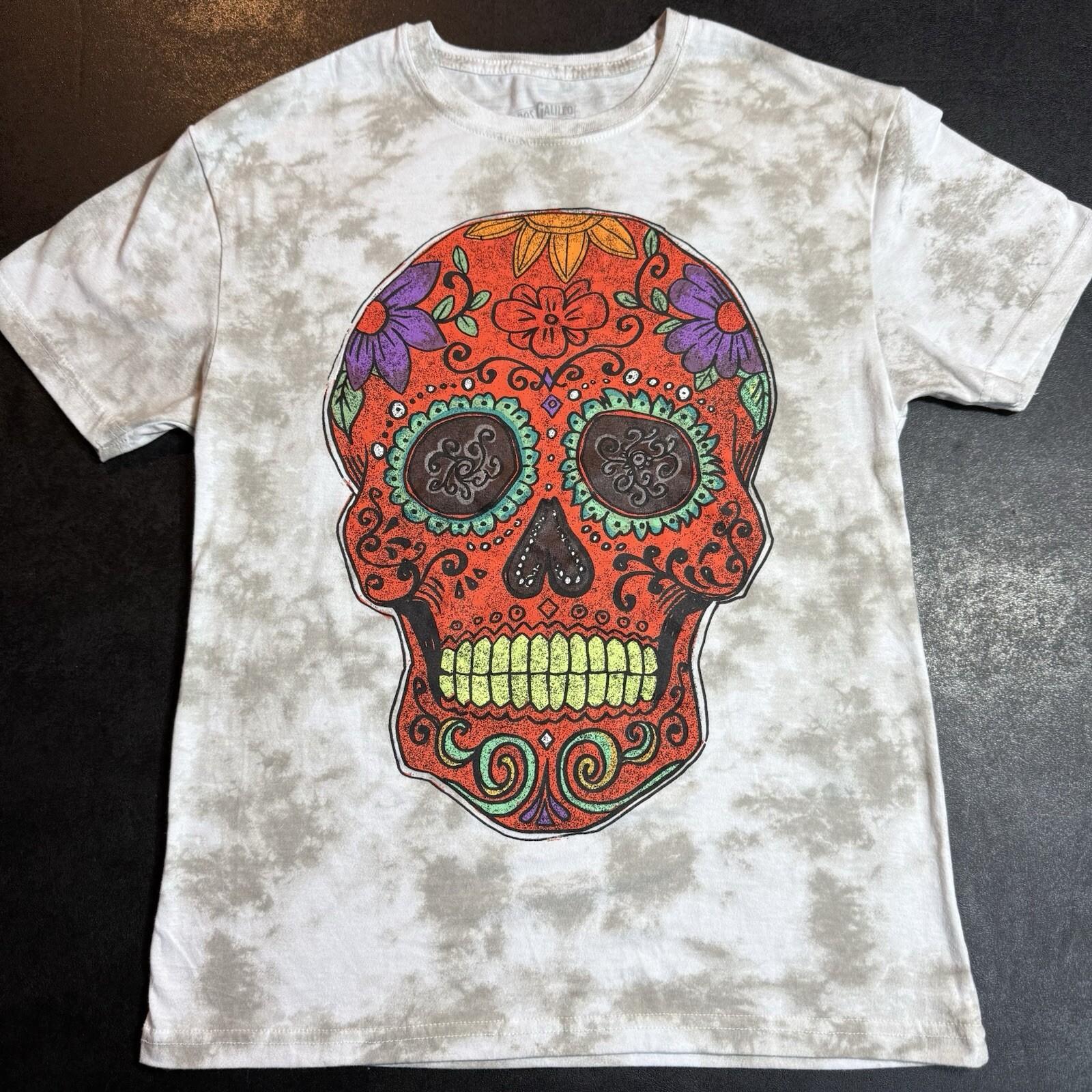 Adult Small Fosforos Galileo Sugar Skull Tie-Dye T-Shirt Day Of The Dead Theme S 5XL різнокольоровий
Adult Small Fosforos Galileo Sugar Skull Tie-Dye T-Shirt Day Of The Dead Theme S 5XL різнокольоровий