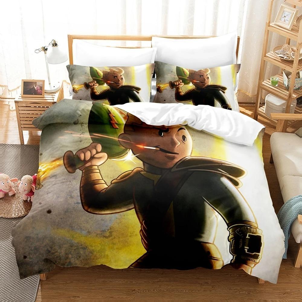 Fallout Vault 33 Bedding Set Single Twin Full Queen King Size Bed Set Adult Boys Bedroom Duvetcover Sets Anime parure de lit Bed 135x200cm
Fallout Vault 33 Bedding Set Single Twin Full Queen King Size Bed Set Adult Boys Bedroom Duvetcover Sets Anime parure de lit Bed 135x200cm