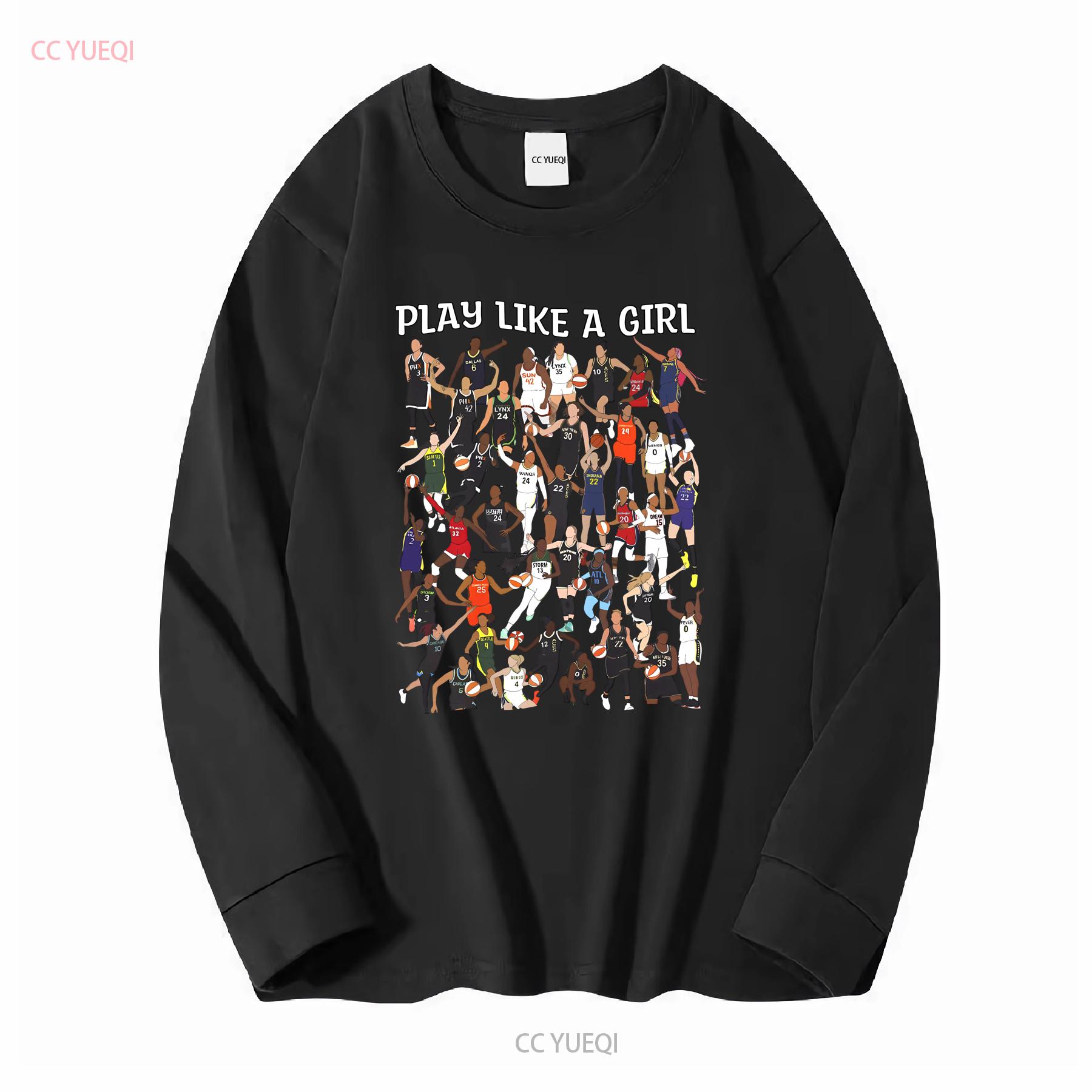 Play Like A Girl WNBA players Jersey T Shirt long or short sleeves vintage Washed Soft Comfortable Versatile homme Stylish L
Play Like A Girl WNBA players Jersey T Shirt long or short sleeves vintage Washed Soft Comfortable Versatile homme Stylish L