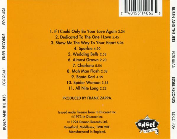 CD RUBEN THE JETS For Real EDCD406 Edsel 1994 UK Rock Used
CD RUBEN THE JETS For Real EDCD406 Edsel 1994 UK Rock Used