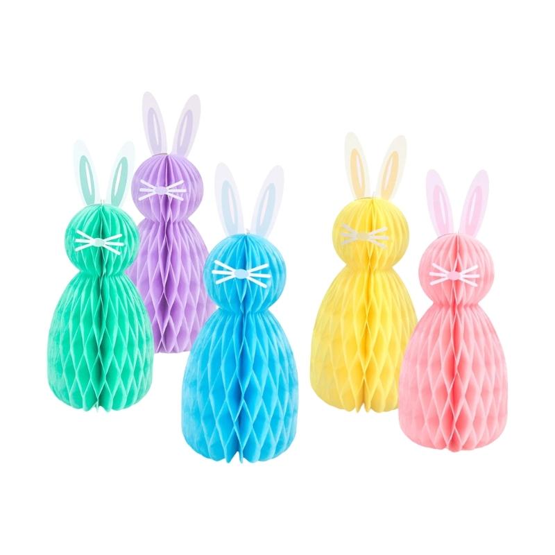 5Pcs Easters Rabbit Honeycomb Hanging Decorations Unique Easters Rabbit Decorations for Indoor and Outdoors Festivities 1
5Pcs Easters Rabbit Honeycomb Hanging Decorations Unique Easters Rabbit Decorations for Indoor and Outdoors Festivities 1