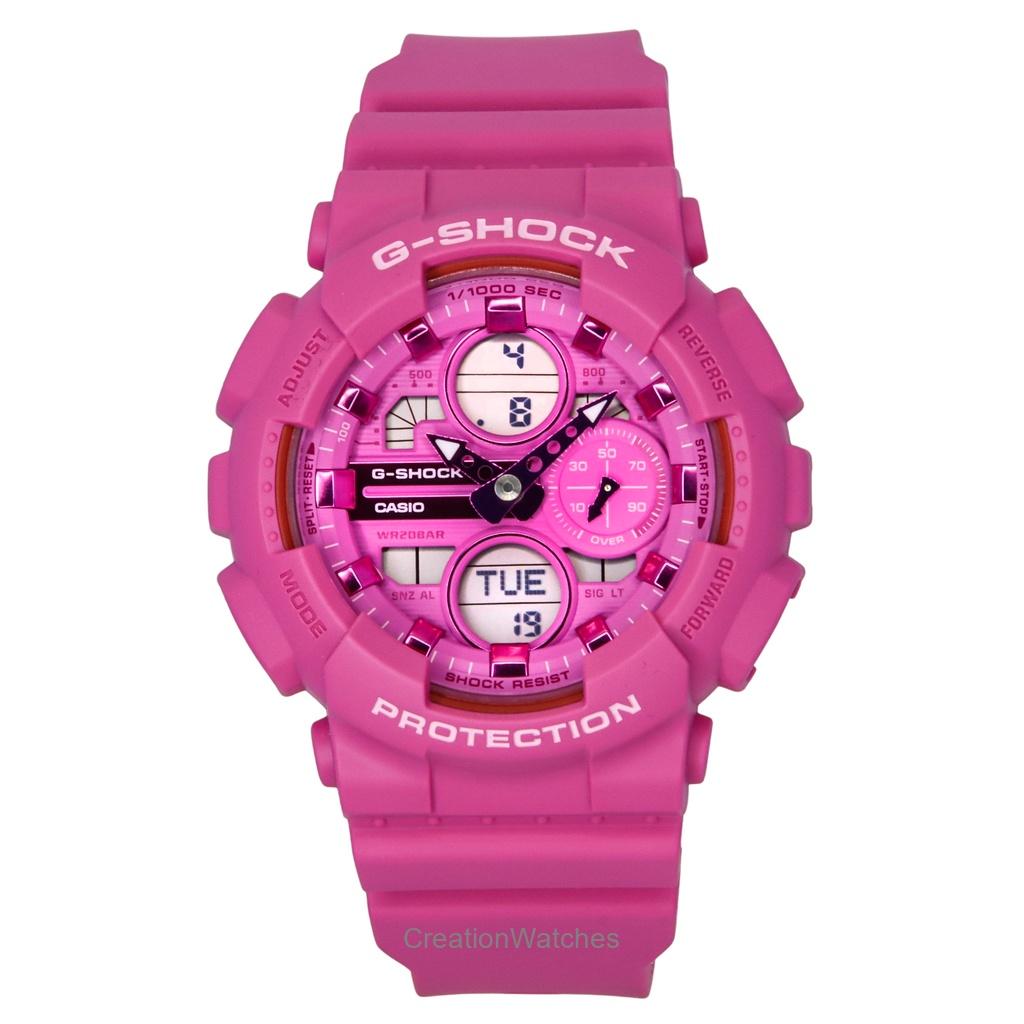 Женские часы Casio G-Shock Аналоговые Цифровые Био-полимерный корпус Розовый циферблат Кварцевые GMA-S140PP-4A 200М розовый
Женские часы Casio G-Shock Аналоговые Цифровые Био-полимерный корпус Розовый циферблат Кварцевые GMA-S140PP-4A 200М розовый