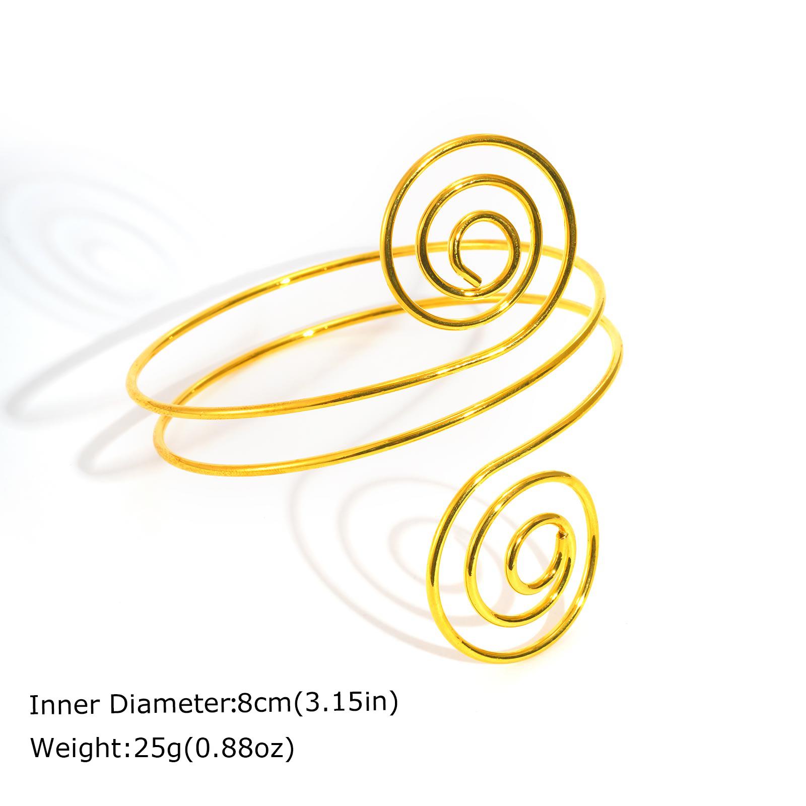 Minimalist Boho Coil Upper Arm Bracelet for Women Girls, Stainless Steel Adjustable Bangle, Geometric Aesthetic Jewelry Gift New
Minimalist Boho Coil Upper Arm Bracelet for Women Girls, Stainless Steel Adjustable Bangle, Geometric Aesthetic Jewelry Gift New