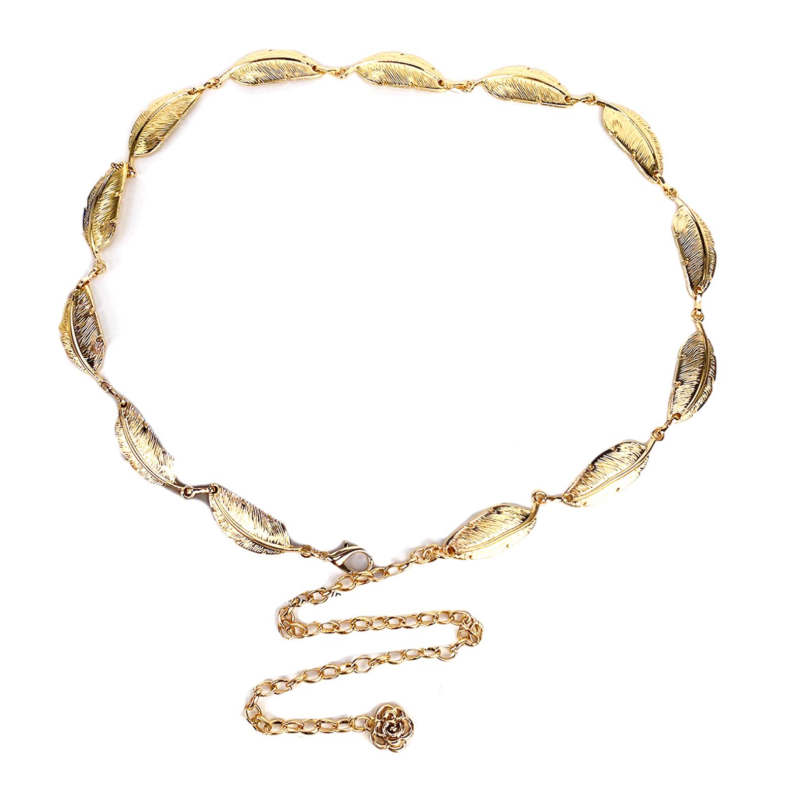 Женский ремень-цепочка, поясная цепочка, ремни для платья, джинсов, регулируемый ремень-цепочка с листьями, поясной ремень, женская бижутерия для тела золотой
Женский ремень-цепочка, поясная цепочка, ремни для платья, джинсов, регулируемый ремень-цепочка с листьями, поясной ремень, женская бижутерия для тела золотой